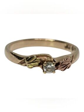 Landstroms Tri-Color Leaf Ring Size 5